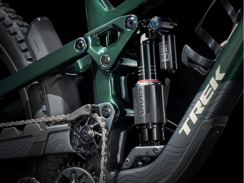 Trek Slash 9.8 XT Gen 6 Full Suspension Mountain Bike 2024 in Daintree Green-5